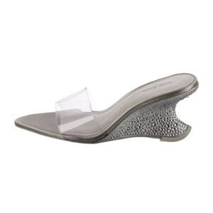 Cult Gaia PVC Crystal Embellishments Slides